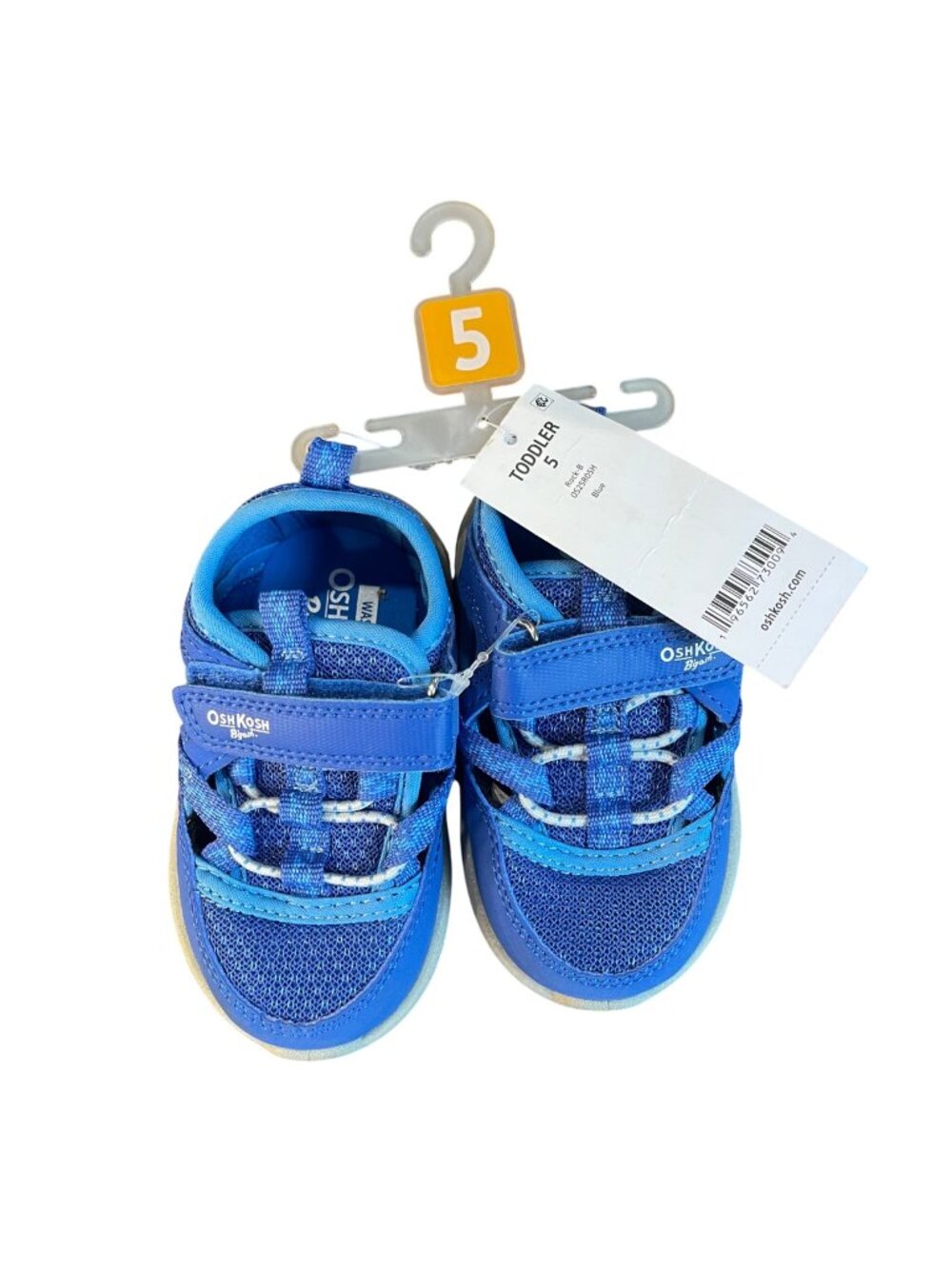 OshKosh B' Gosh Waterproof Play Sandal Baby Size 5 Machine Washable Blue Outdoor